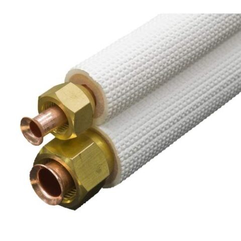 Aircotube koelleiding geisoleerd flare leidingset Ø 1/4" x 5/8" (rol van 15 meter) FS2515