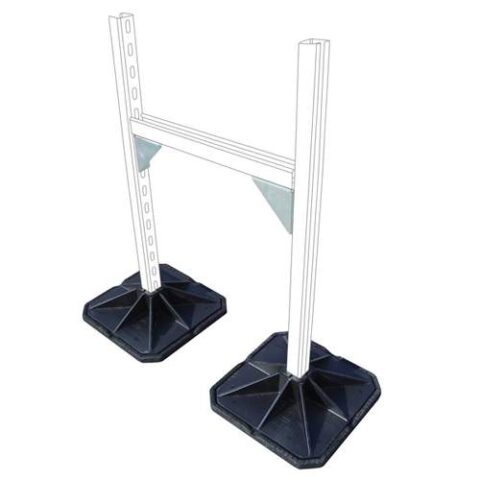 Big Foot voetset voor H-frame Medium, voet 450 mm, maximaal belastbaar gewicht 500 kg