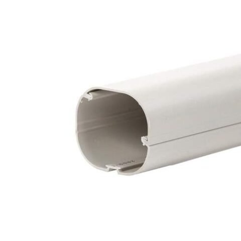 Inoac leidinggoot CD60-W lengte van 2m (58 x 60 mm) te bestellen per volle doos van 5 lengtes Signaalwit RAL9003