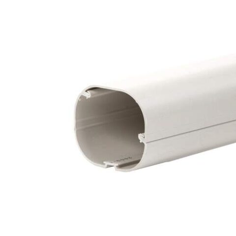 Inoac leidinggoot CD75-W lengte van 2m (75 x 64mm) Signaalwit RAL9003