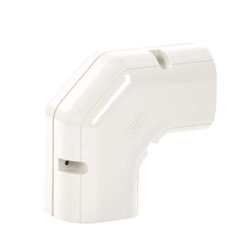 Inoac lange bocht 90° NE75-W Signaalwit RAL9003