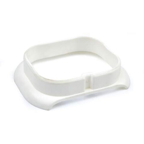 Inoac rubber manchet t.b.v. wandunit CC75W Signaalwit RAL9003