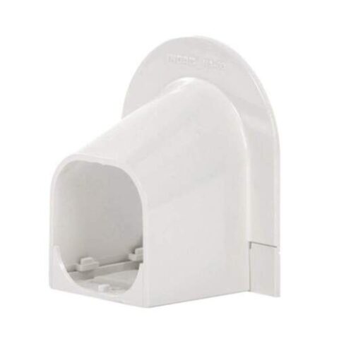 Inoac plafond/wand eindstuk NA100-W Signaalwit RAL9003