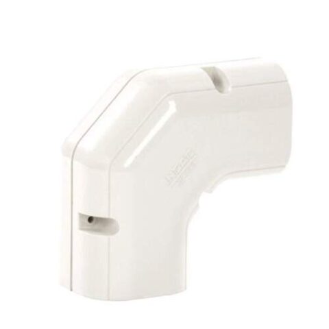Inoac platte bocht 90° NM100-W Signaalwit RAL9003