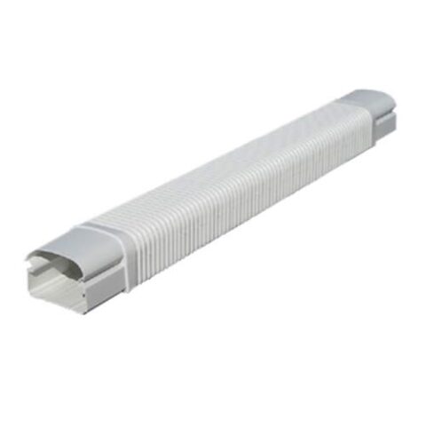 Tecnosystemi Optima flexibele verbinding 520 mm MF62 Zuiverwit RAL9010
