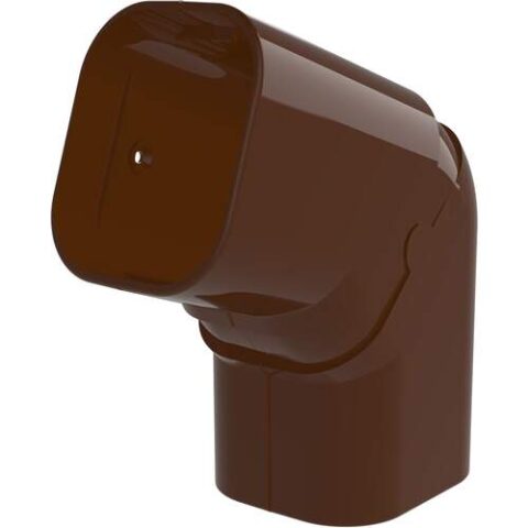 Tecnosystemi Excellens platte bocht 90°-135° CPS72 Bruin RAL8017