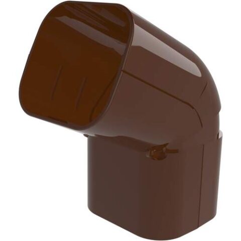 Tecnosystemi Excellens buiten bocht 90°-135° CAS72 Bruin RAL8017