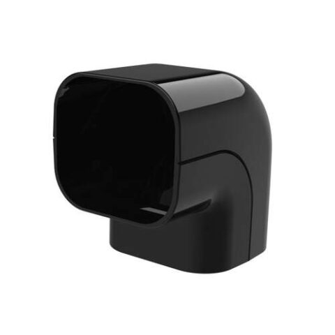 Tecnosystemi Exellens buiten bocht 90° CA100 Zwart RAL9005
