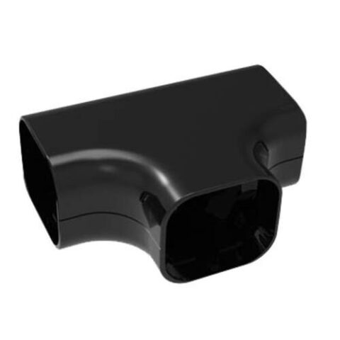 Tecnosystemi Excellens T-stuk 100mm DT100 Zwart RAL9005