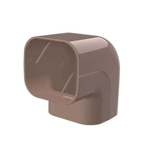 Tecnosystemi Exellens buiten bocht 90° CA100 Bruin RAL8017