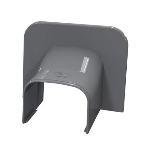 Tecnosystemi Optima plafond/wand eindstuk TA135 Antraciet RAL7016