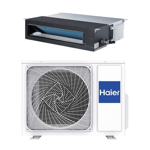 Haier Medium Duct kanaal binnen + buitenunit 7,1 kW R32 (incl. Wifi, excl. afstandsbediening)
