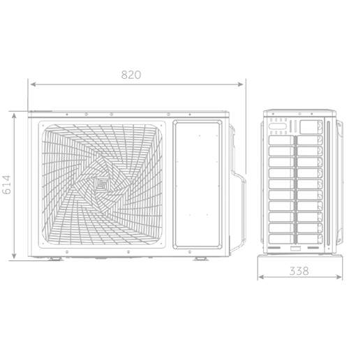 Haier buitenunit 5,0 kW R32 - Afbeelding 2