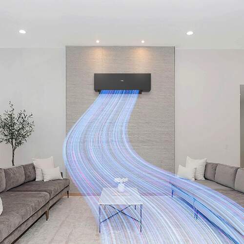 Haier Expert mat zwart binnen + buitenunit 5,0 kW R32 (incl. IR afstandsbediening en Wifi) - Afbeelding 3