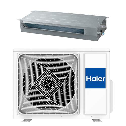 Haier Slim Duct kanaal binnen + buitenunit 7,1 kW R32 (incl. Wifi) (niet geschikt voor toepassing met kanalen en slangen)