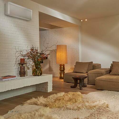 Daikin Stylish binnen + buitenunit 3,5 kW zilver R32 (inclusief IR afstandsbediening en Wifi) - Afbeelding 2